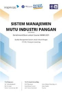 Sistem Manajemen Mutu Industri Pangan Edisi Revisi