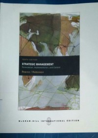 Strategic Management : formulation, implementation and control