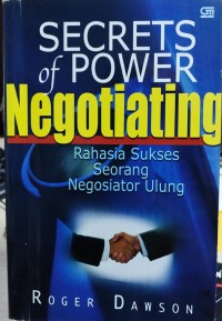 Image of Rahasia Sukses Seorang  Negosiator Ulung