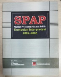 Image of Standar Profesional Akuntan Publik : kumpulan interpretasi