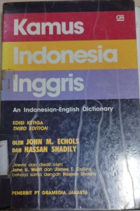 Image of Kamus Indonesia Inggris : an Indonesian - English dictionary