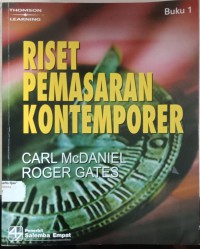 Image of Riset Pemasaran Kontemporer Buku 1