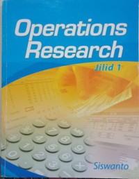 Operations Research Jilid 1