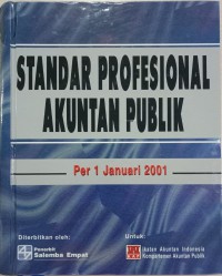Image of Standar Profesional Akuntan Publik Per 1 Januari 2001
